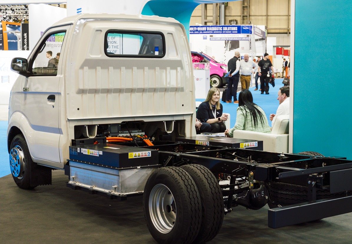 New battery electric van chassis for UK and Ireland